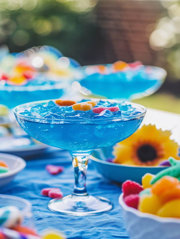 Colorful Candy Cocktail