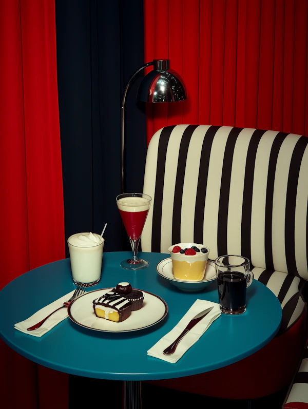 Stylish Dessert Table Setting