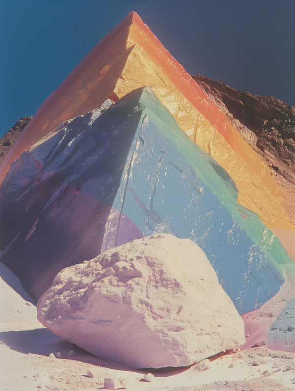 Surreal Prism Landscape