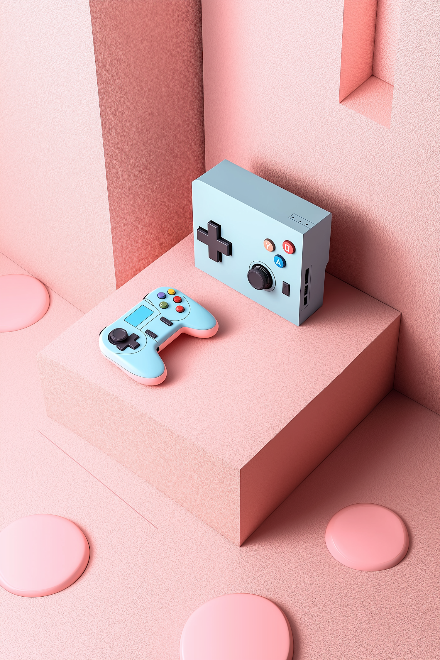 Retro Video Game Console Aesthetic