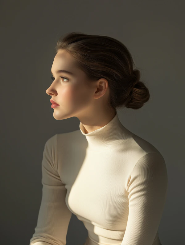 Serene Woman Profile