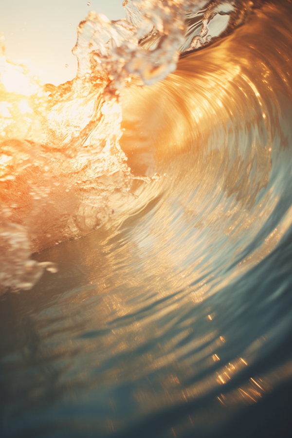 Golden Hour Surf Ballet