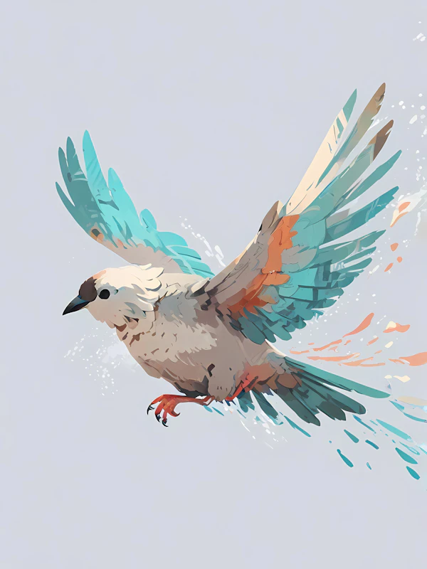 Bird in Mid-Flight
