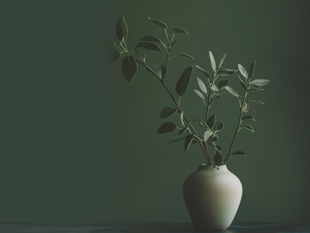 Serene Green Still Life