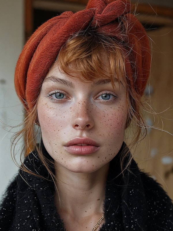 Serene Portrait of a Young Woman