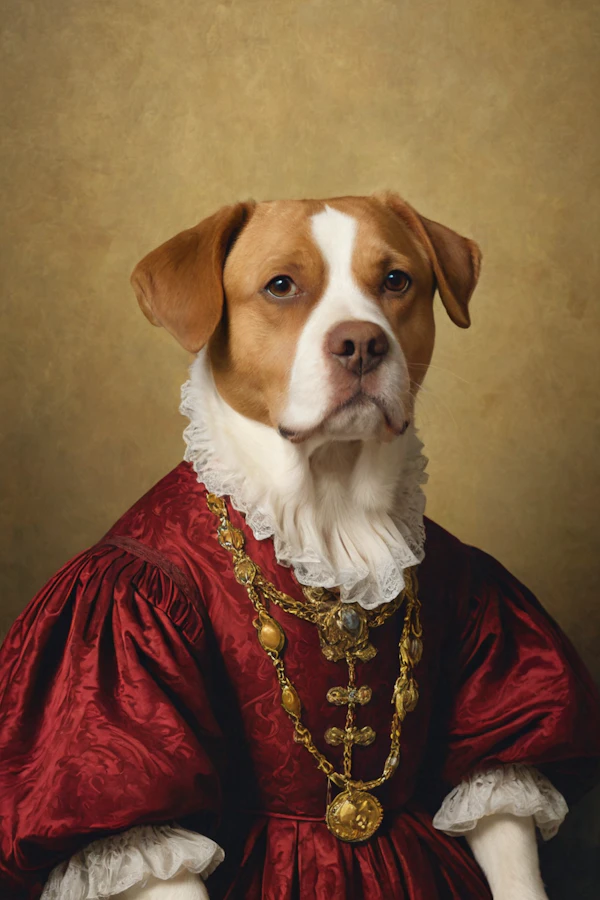 Regal Dog Portrait
