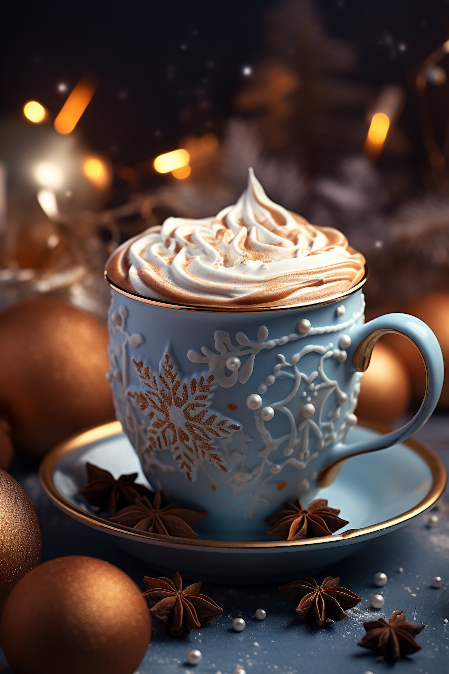 Winter Wonderland Cinnamon Meringue Latte