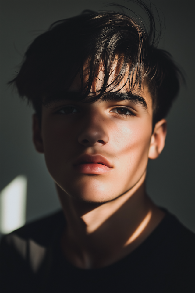 Close-up Portrait of a Young Person