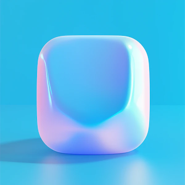 Glossy Pastel Cube