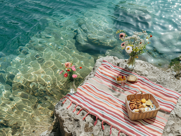 Idyllic Lakeside Picnic