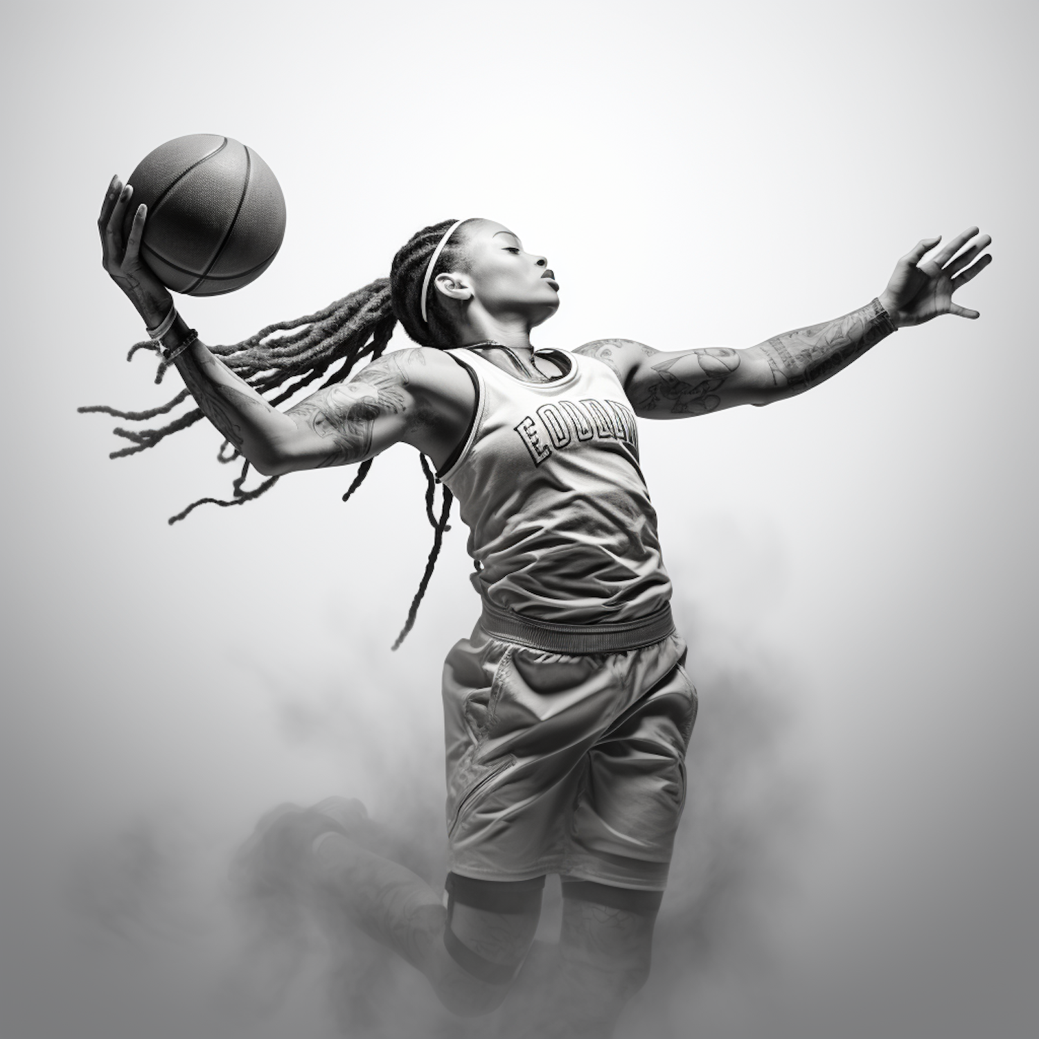 Monochrome Majesty of Basketball