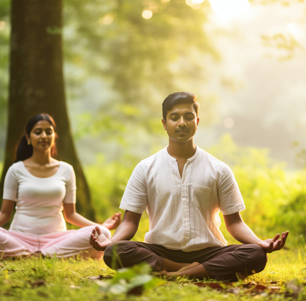 Outdoor Serenity: A Couple’s Meditation