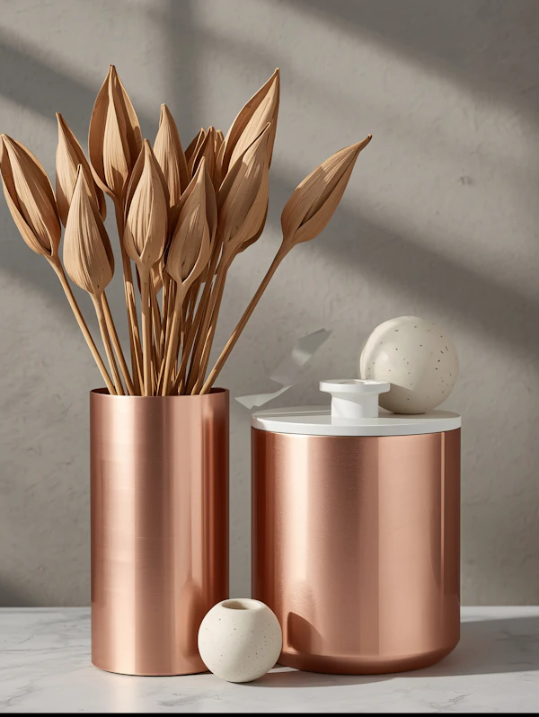 Minimalist Copper Decor