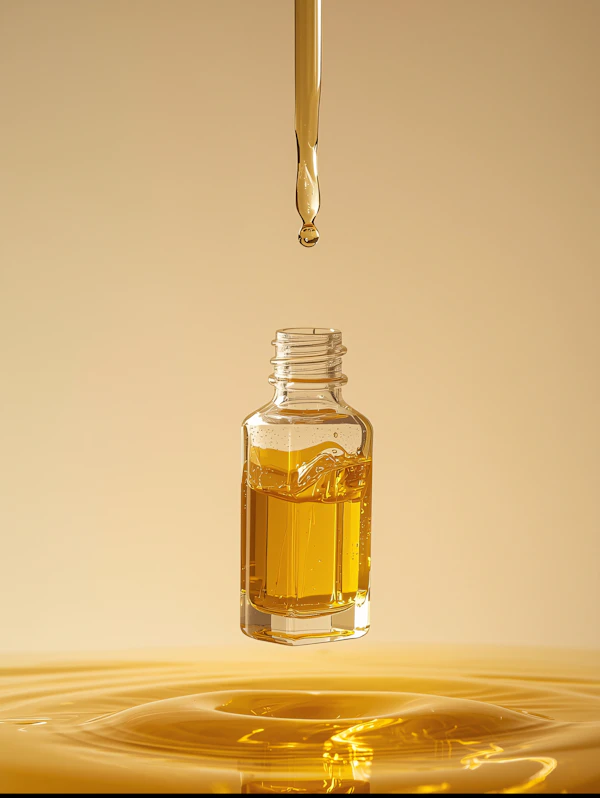 Golden Liquid Dropper