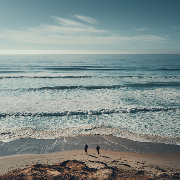 Tranquil Beach Stroll