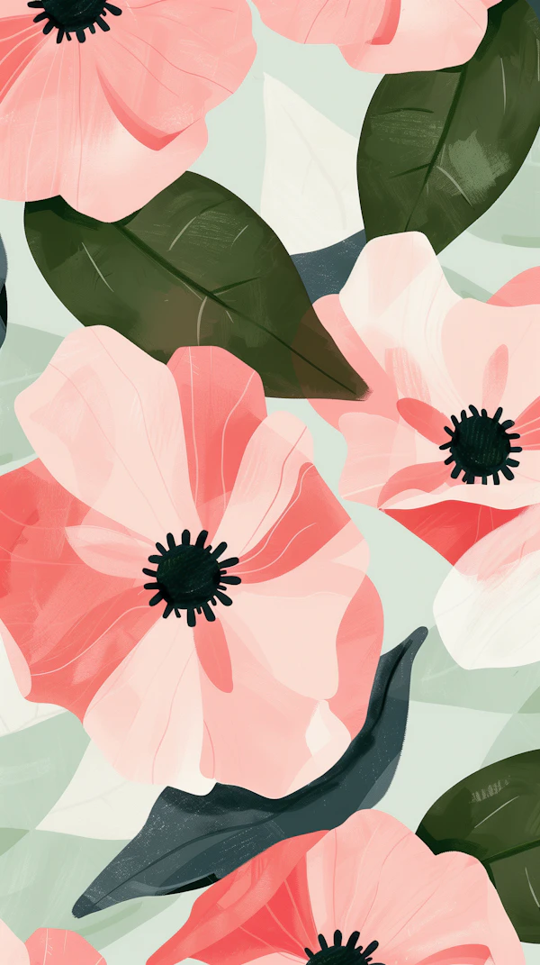 Stylized Floral Artwork