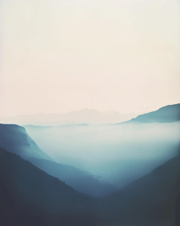 Misty Mountain Landscape