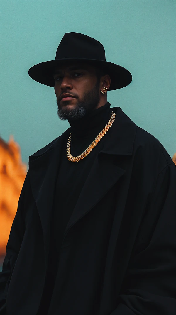 Mysterious Man in Black