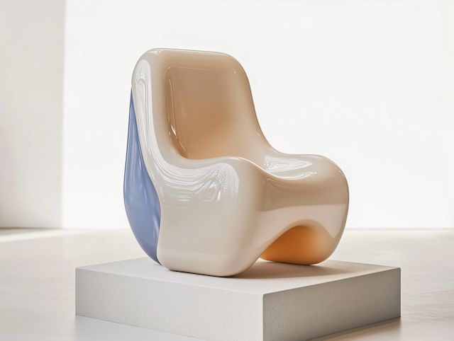 Sculptural Chair Display