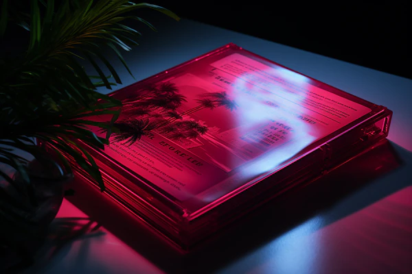 Neon Tropicana Acrylic Art