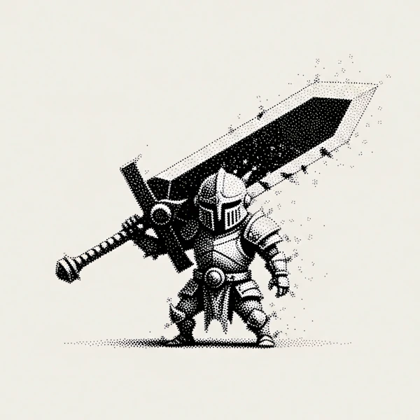 Knight with Oversized Sword