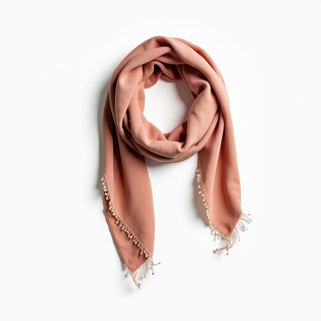 Elegant Peach Scarf