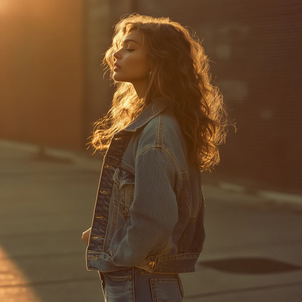 Golden Sunset Portrait