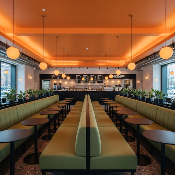 Modern Cafe Interior