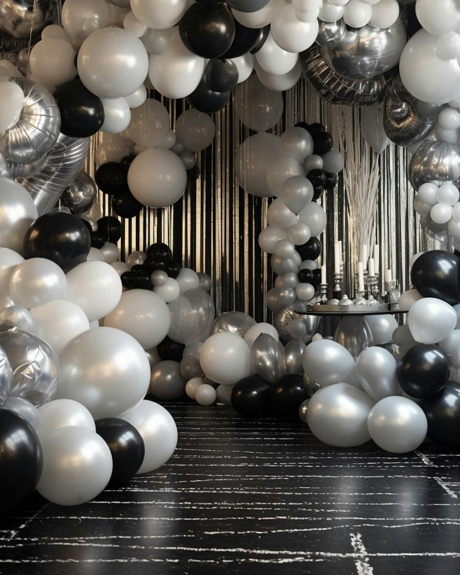 Elegant Balloon Archway