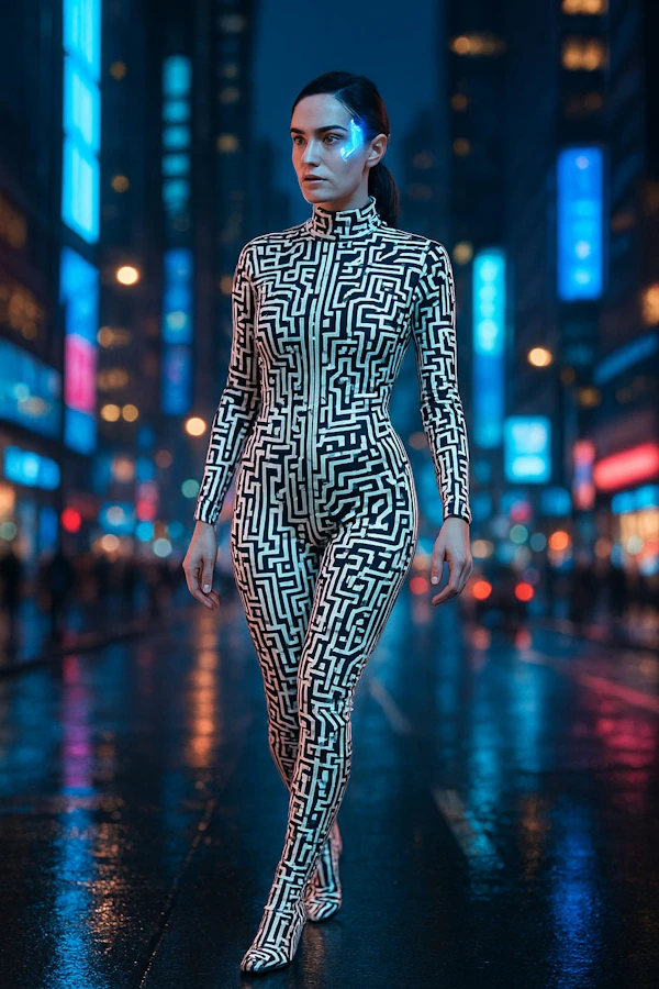 Cyberpunk Night Stroll