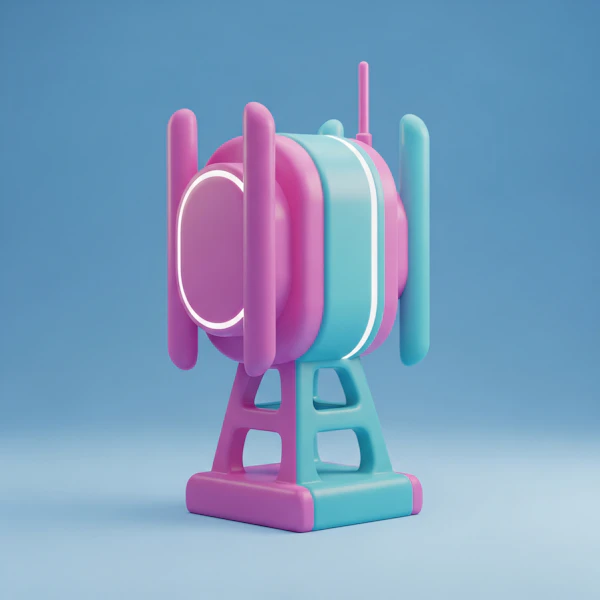 Futuristic 3D Object
