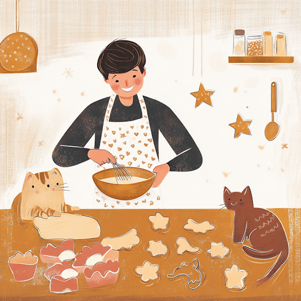 Cozy Baking Scene