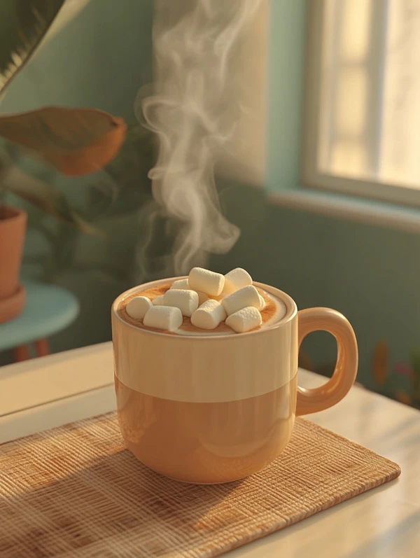 Cozy Hot Chocolate Scene