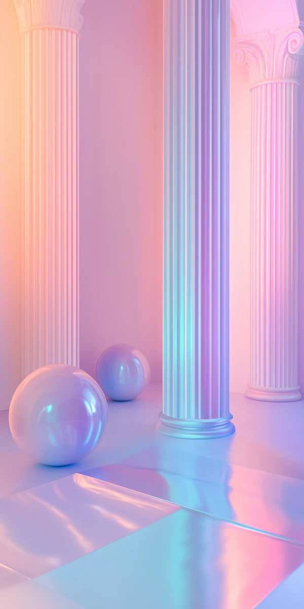 Surreal Columns & Spheres