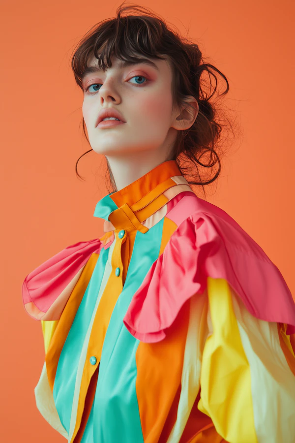 Vivid Fashion Portrait