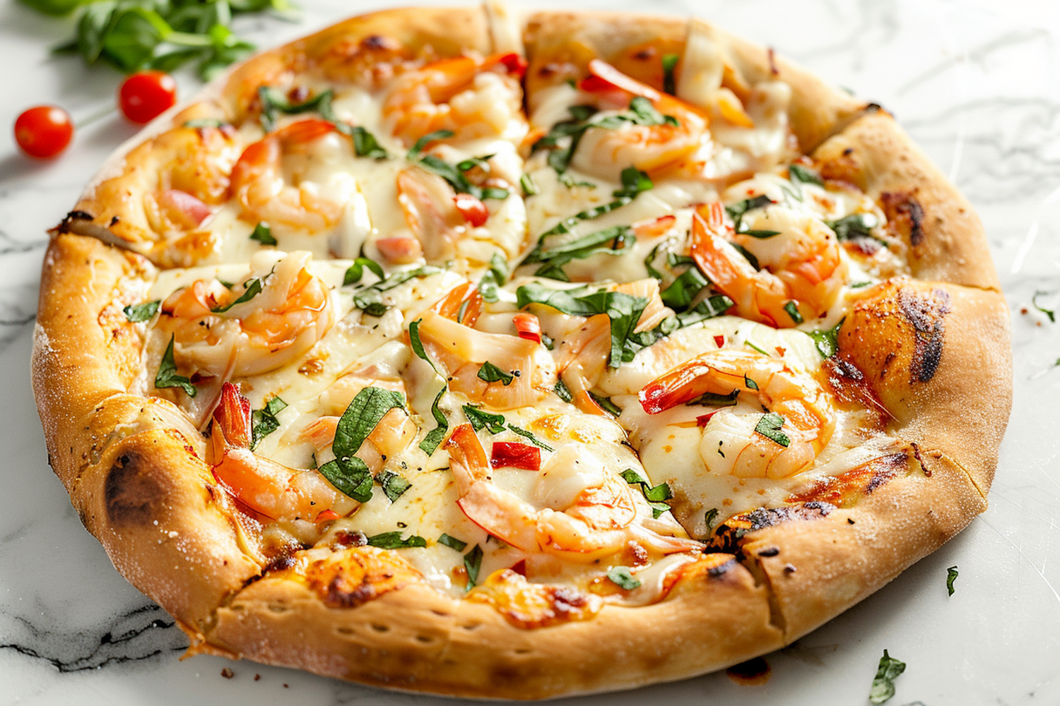 Seafood Pizza Delicacy