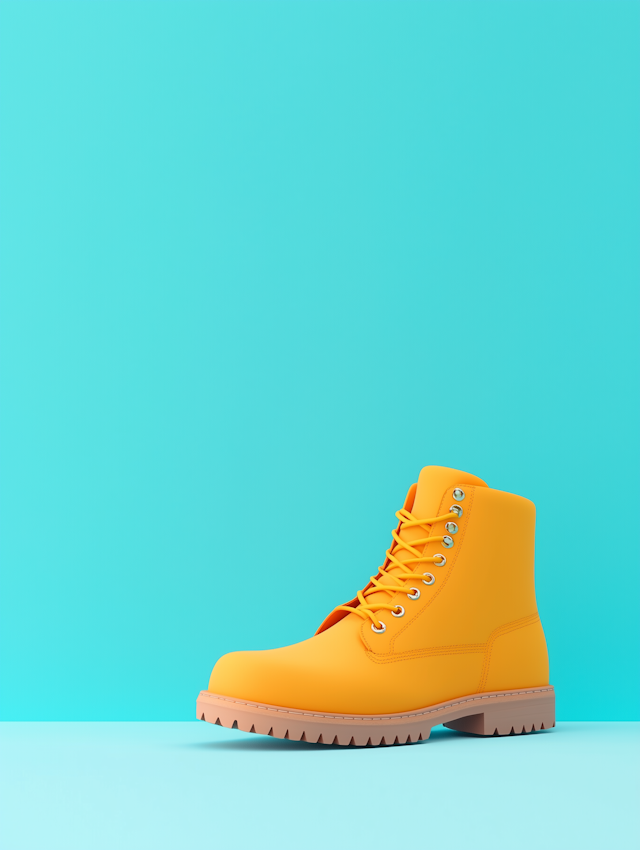 Vibrant Yellow Boot