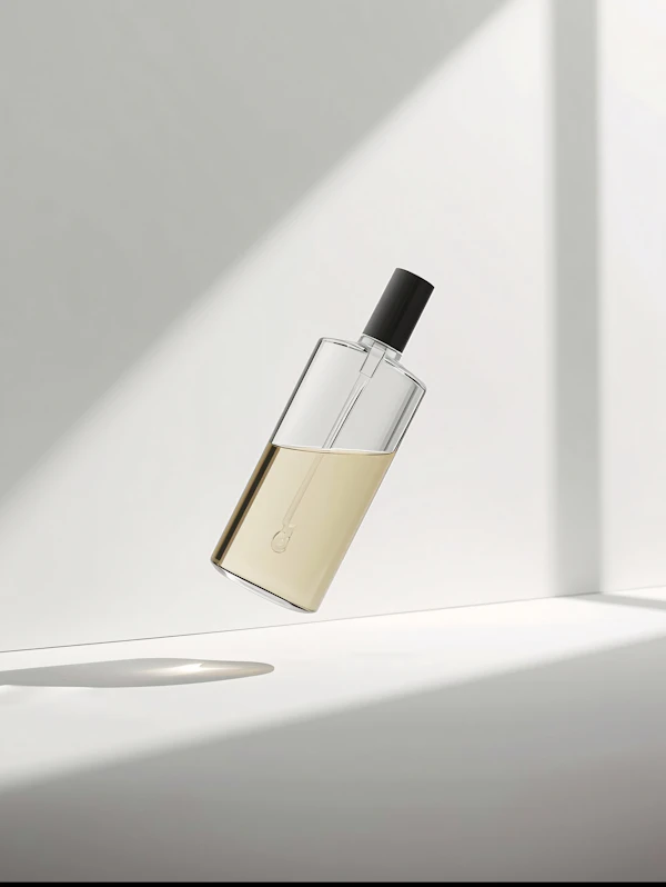 Floating Glass Bottle