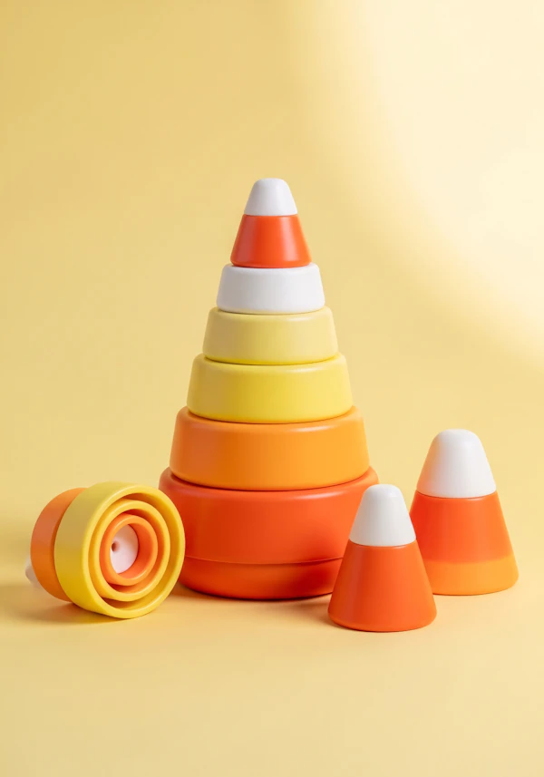 Candy Corn Stacking Toys