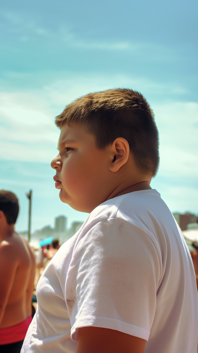 Young Boy on the Beach