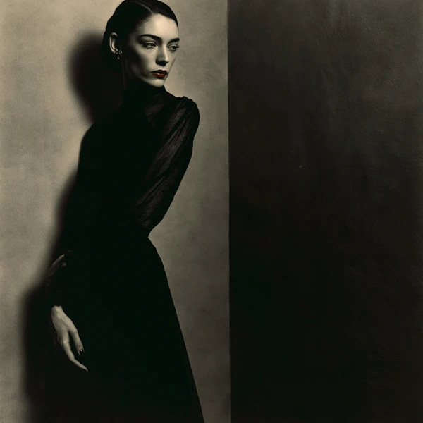 Elegant Monochrome Portrait