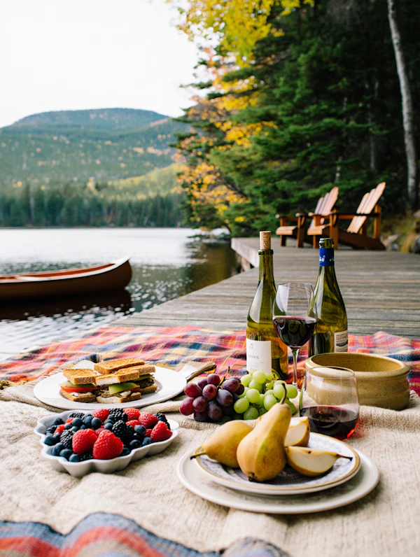 Serene Lakeside Picnic