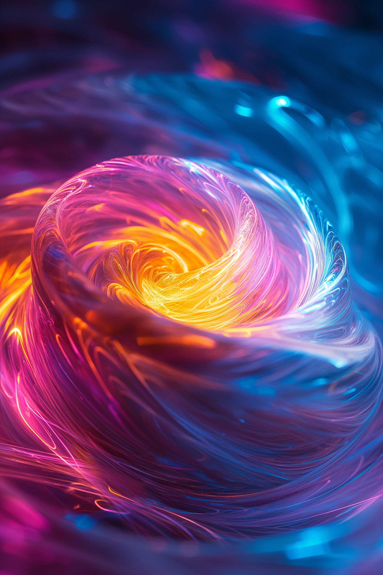 Mesmerizing Color Swirl