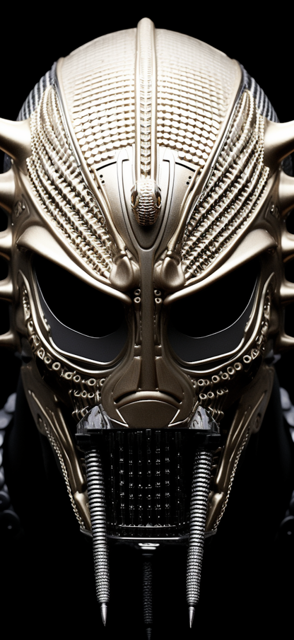 Futuristic Alien Techno-Mask