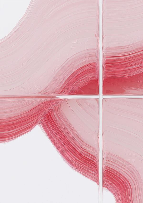 Abstract Red Waves