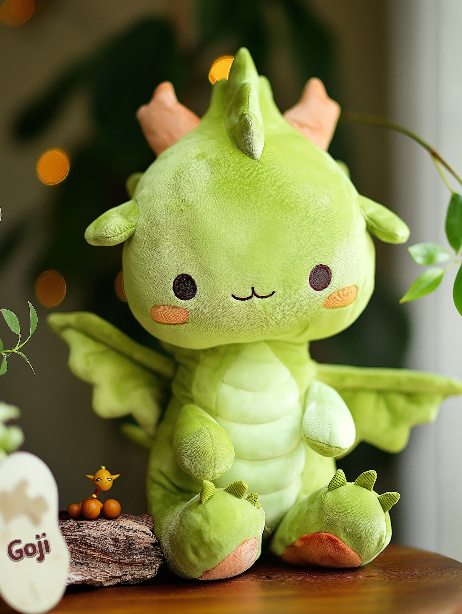 Adorable Green Dragon Plush Toy