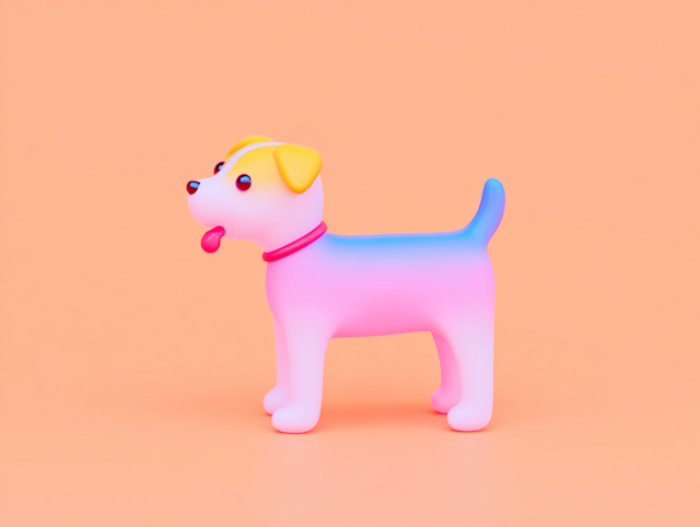 Stylized Toy Dog