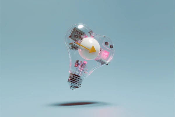 Futuristic Light Bulb