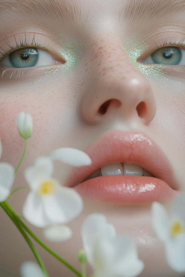 Freckled Beauty Close-Up