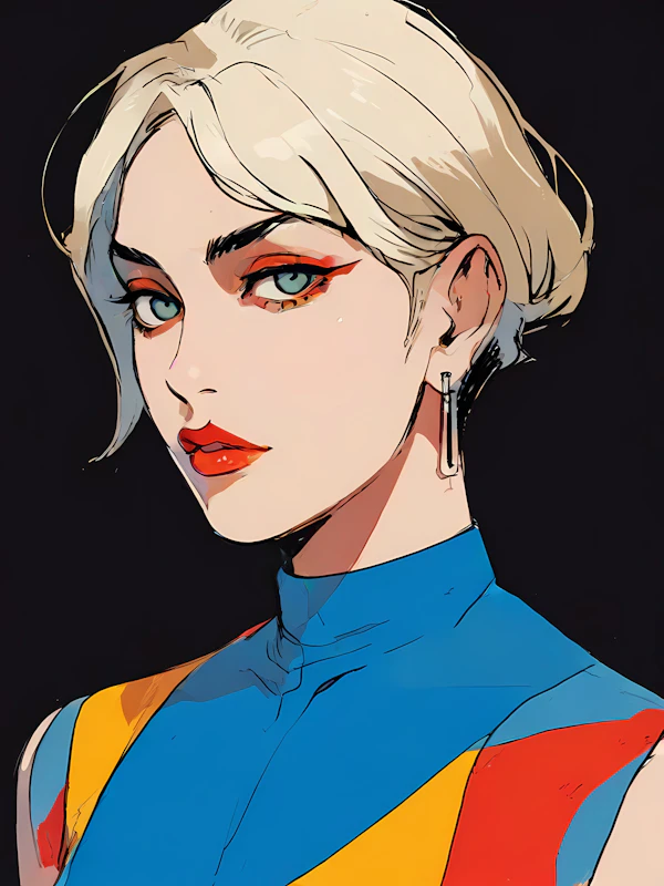 Stylized Portrait Illustration
